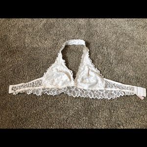 Pink halter bralette